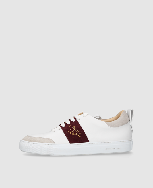 Turin Tennis Sneaker NP - Weiß/Bordo