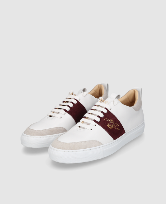 Turin Tennis Sneaker NP - Weiß/Bordo